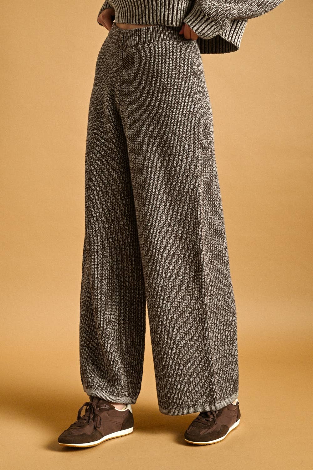 TWO TONE LOUNGE KNIT PANTS