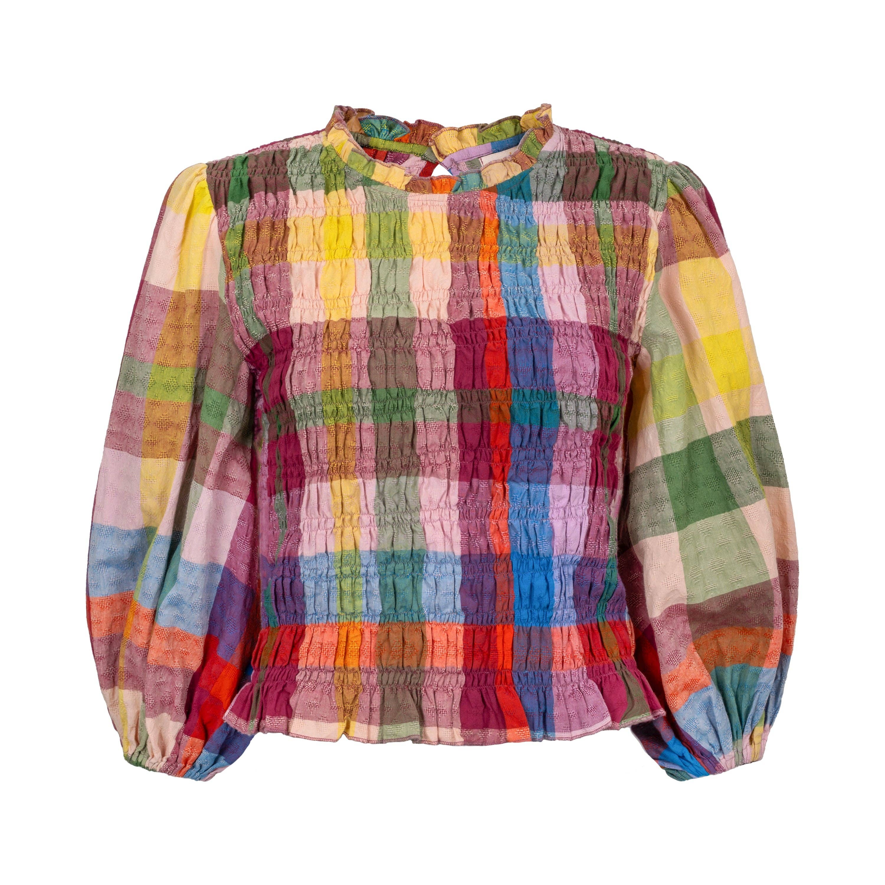 Harbor Plaid Hali Top