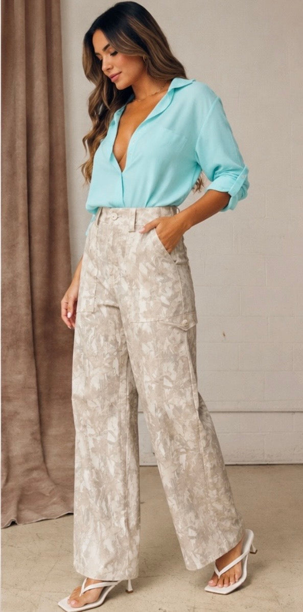 PP50788 - Camouflage Utility Cargo Pants