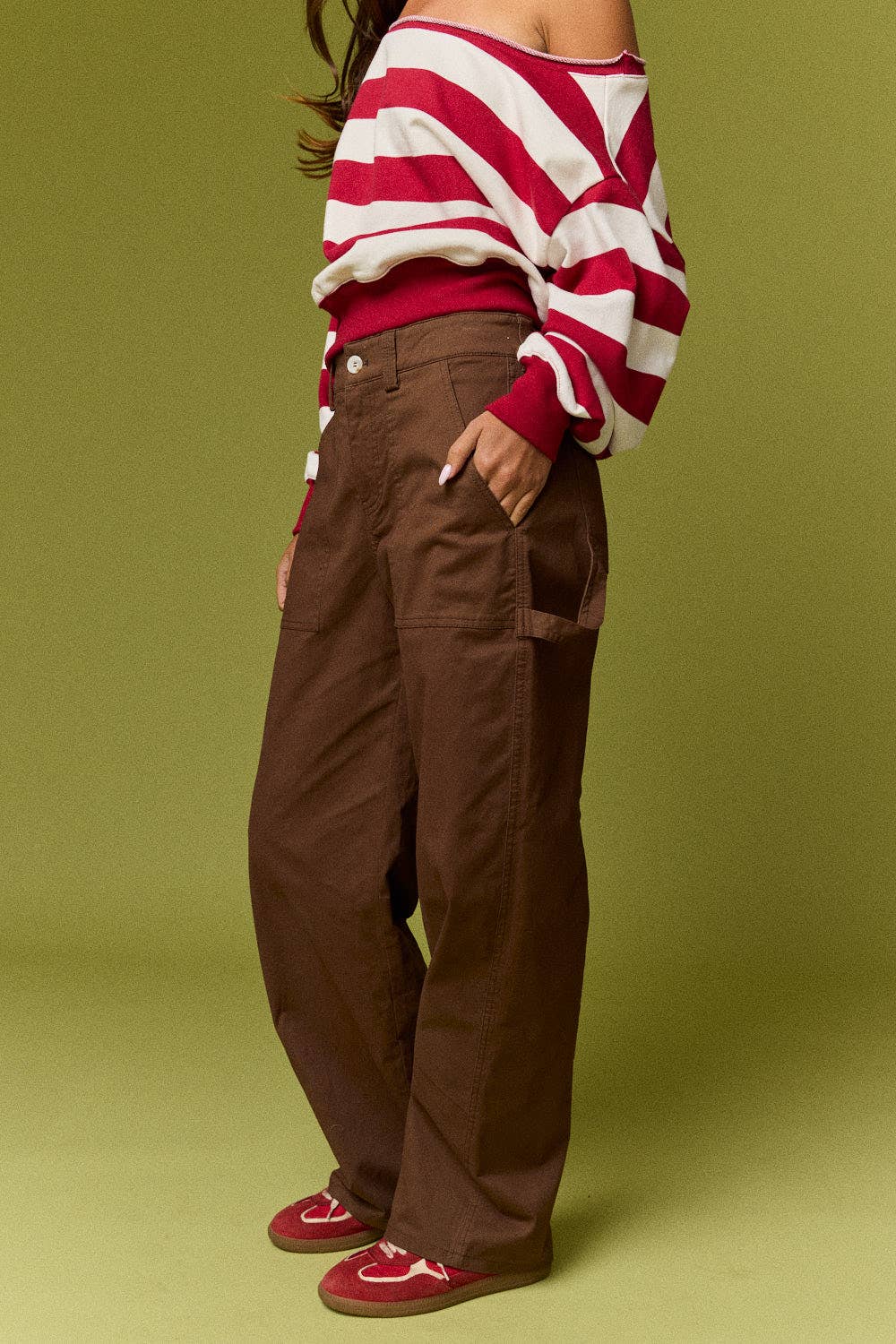 PP50788-1 Bianca Utility Wide Leg Pants