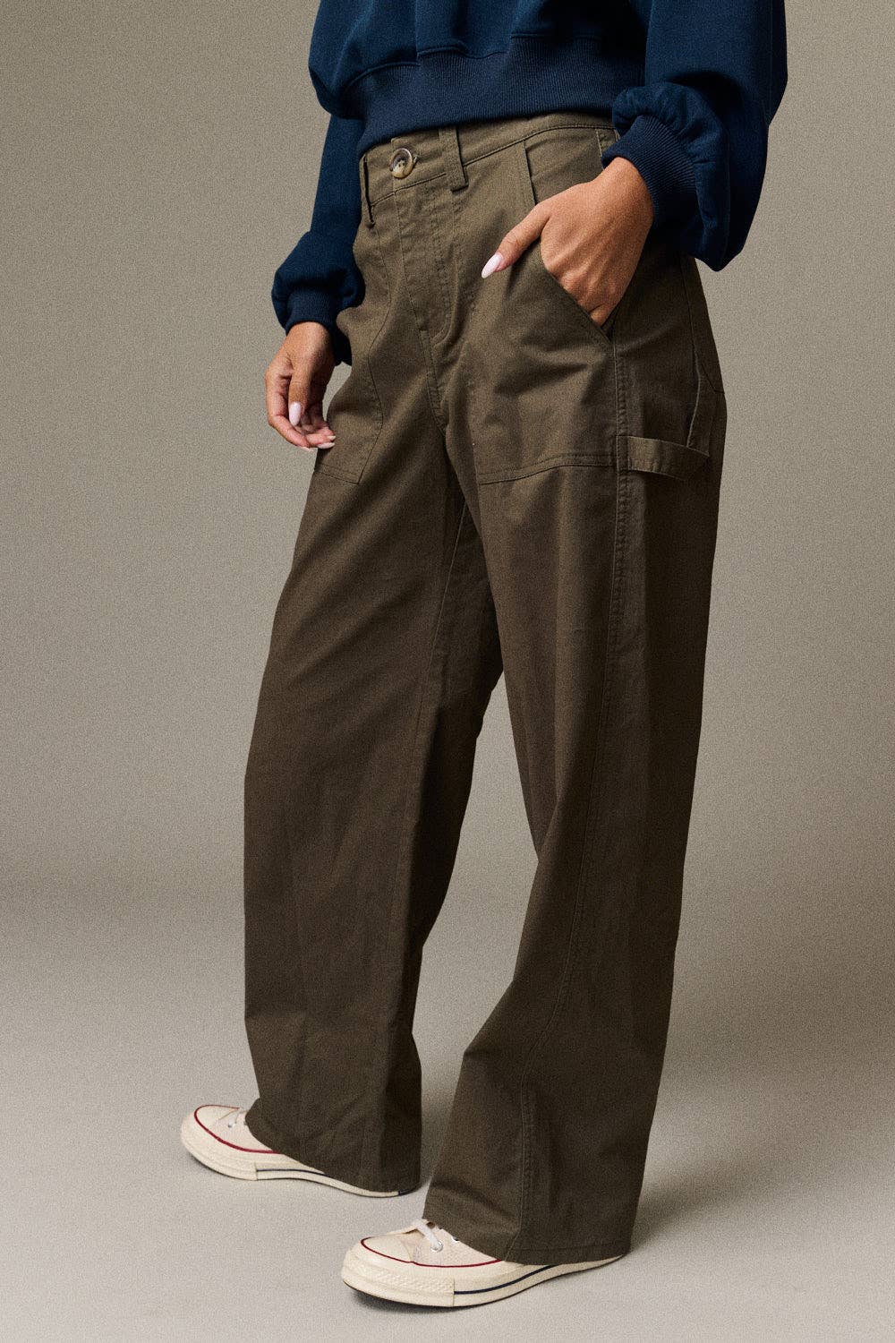 PP50788-1 Bianca Utility Wide Leg Pants