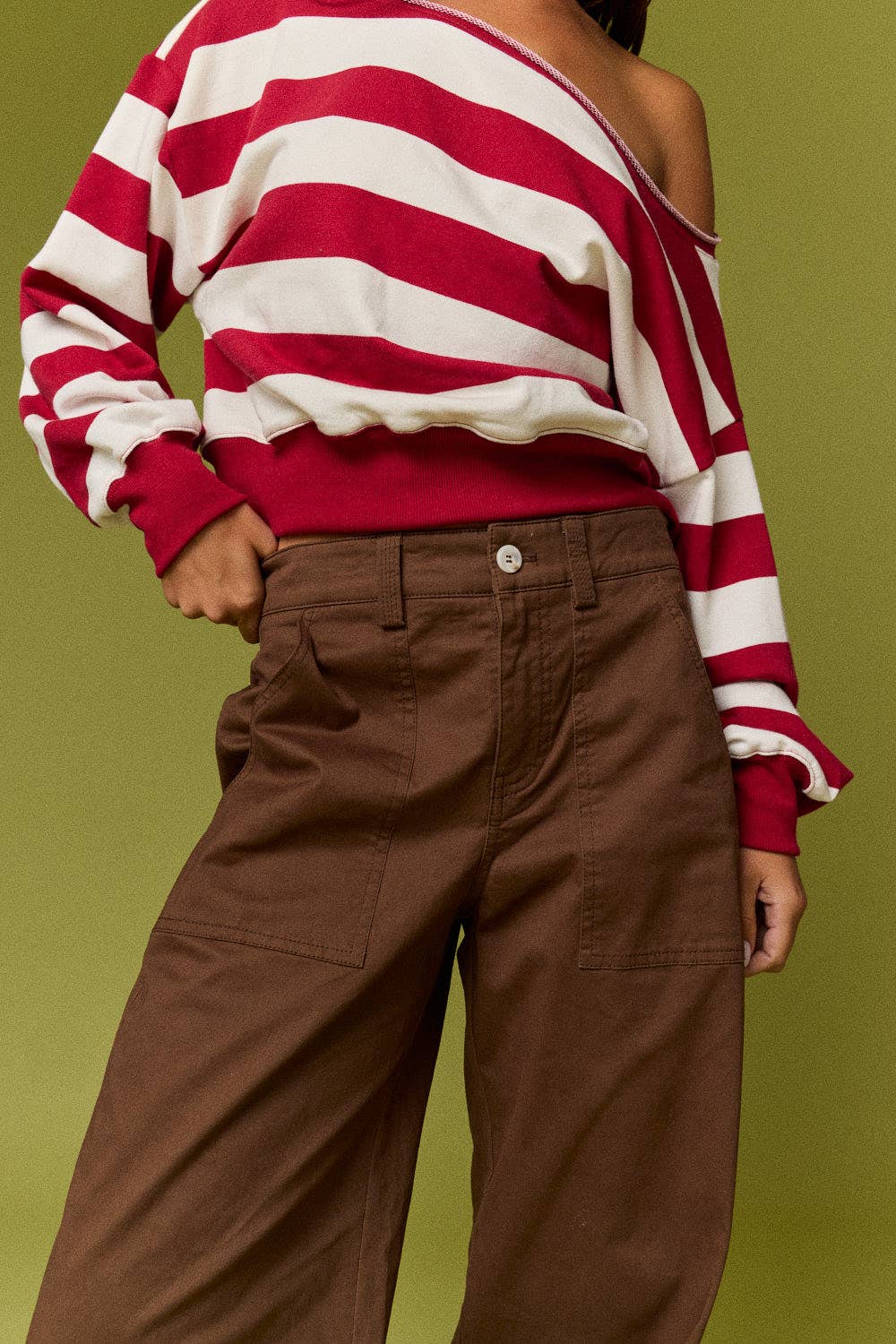 PP50788-1 Bianca Utility Wide Leg Pants