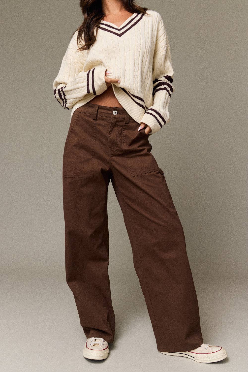 PP50788-1 Bianca Utility Wide Leg Pants