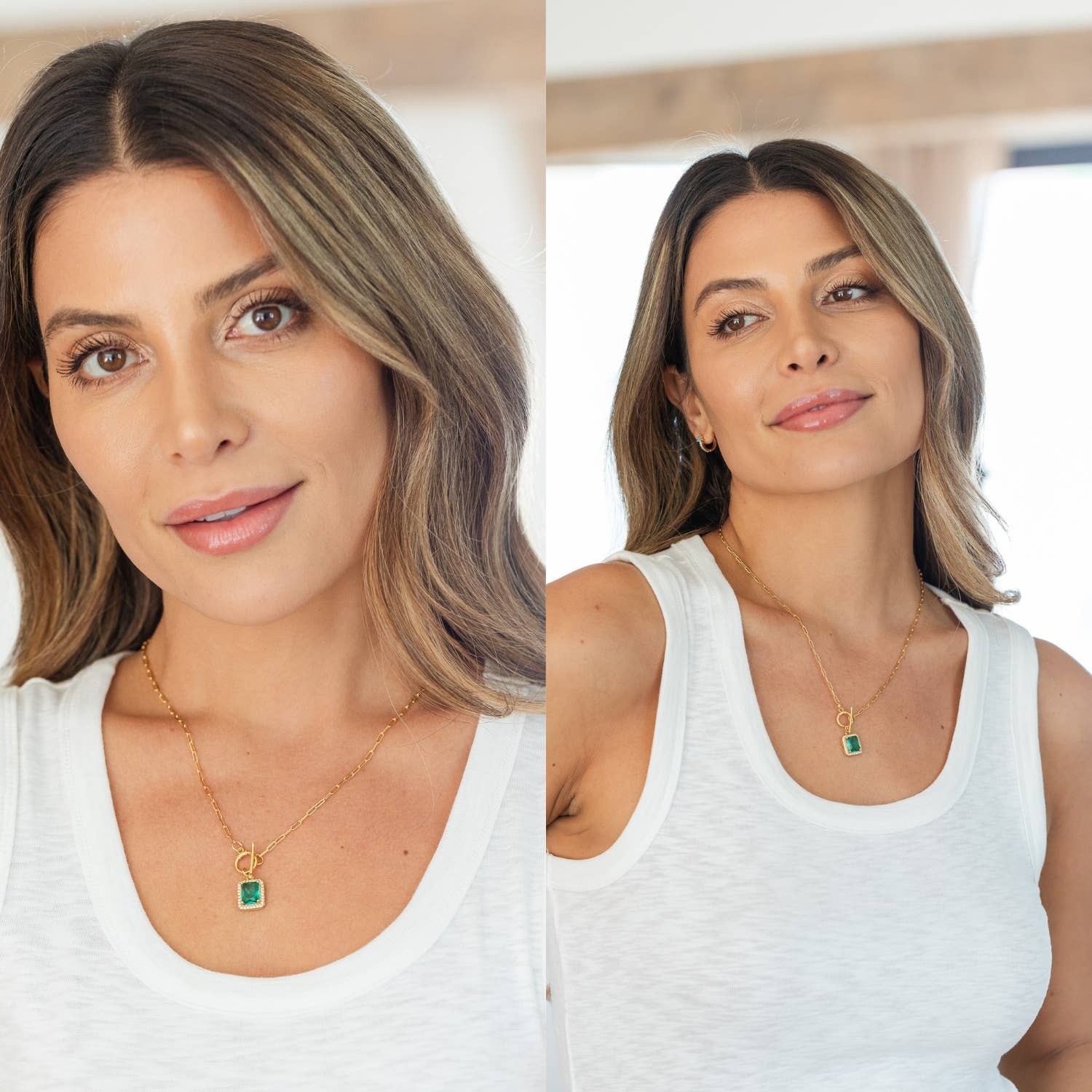 SALE - Elegant Pendant Toggle Necklace