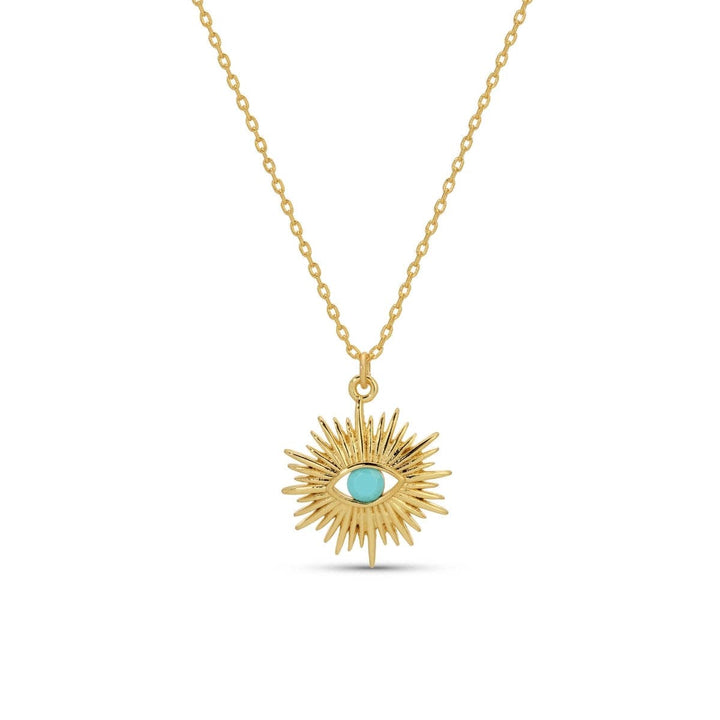 Evil Eye Burst Pendant