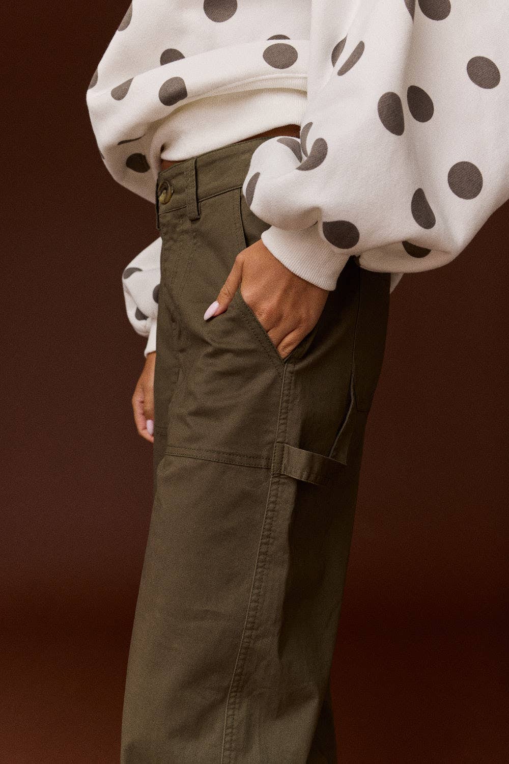 PP50788-1 Bianca Utility Wide Leg Pants