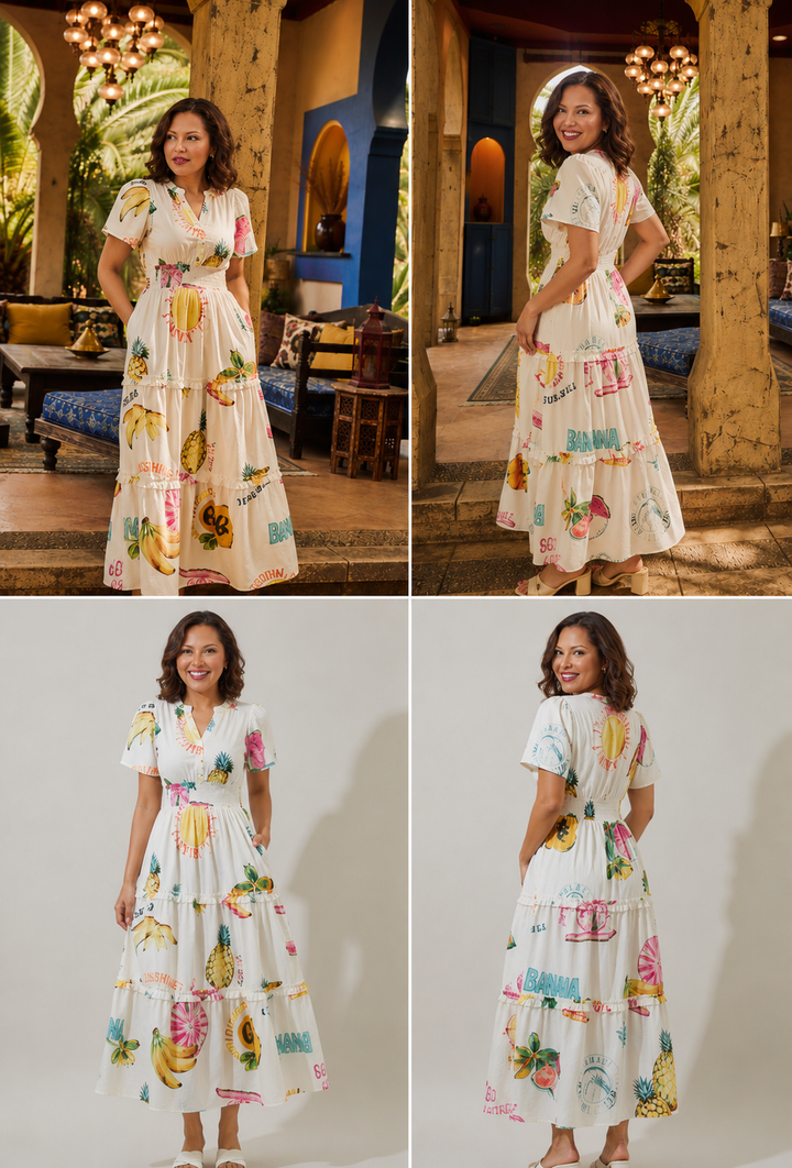 Banana Cabana Maxi Dress
