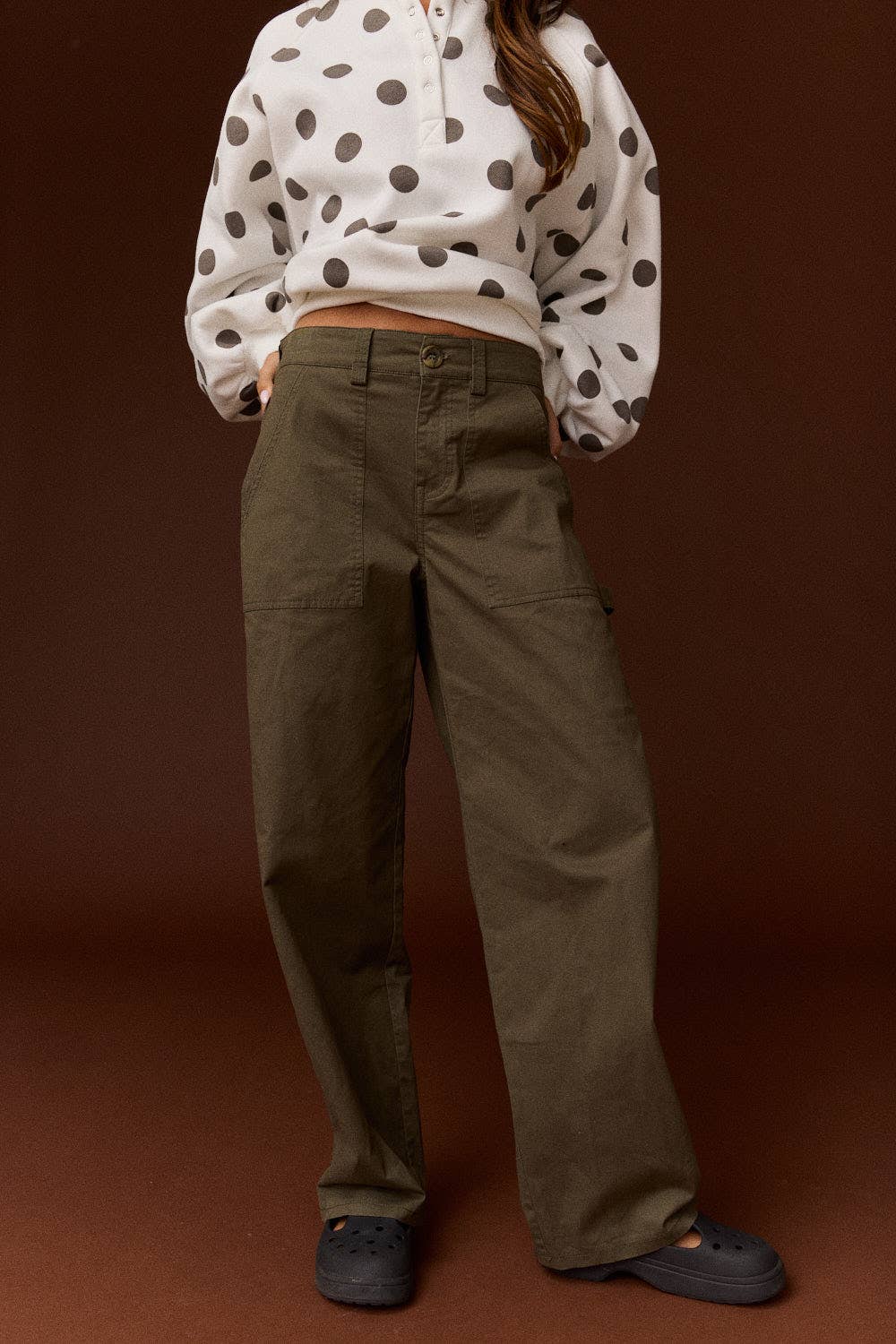 PP50788-1 Bianca Utility Wide Leg Pants
