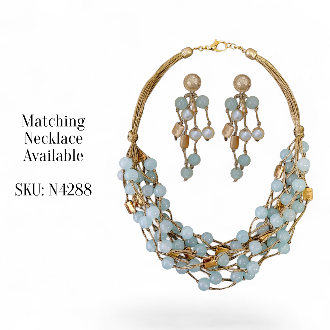Coastal Beaded Pearl Earrings | Handmade Statement Jewelry