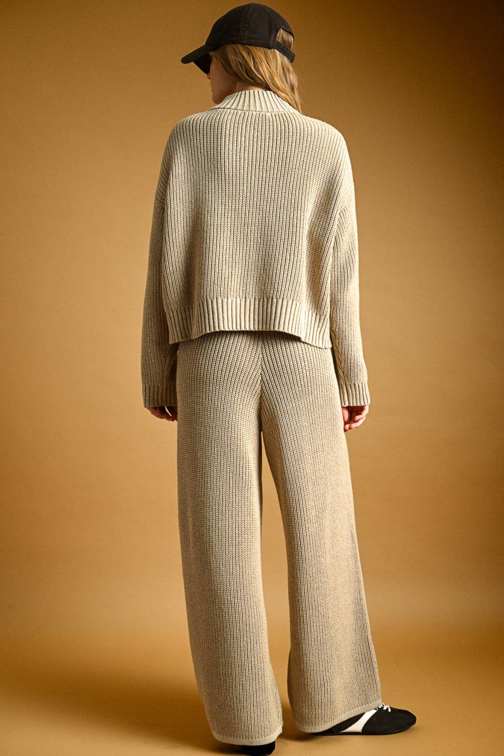 TWO TONE LOUNGE KNIT PANTS