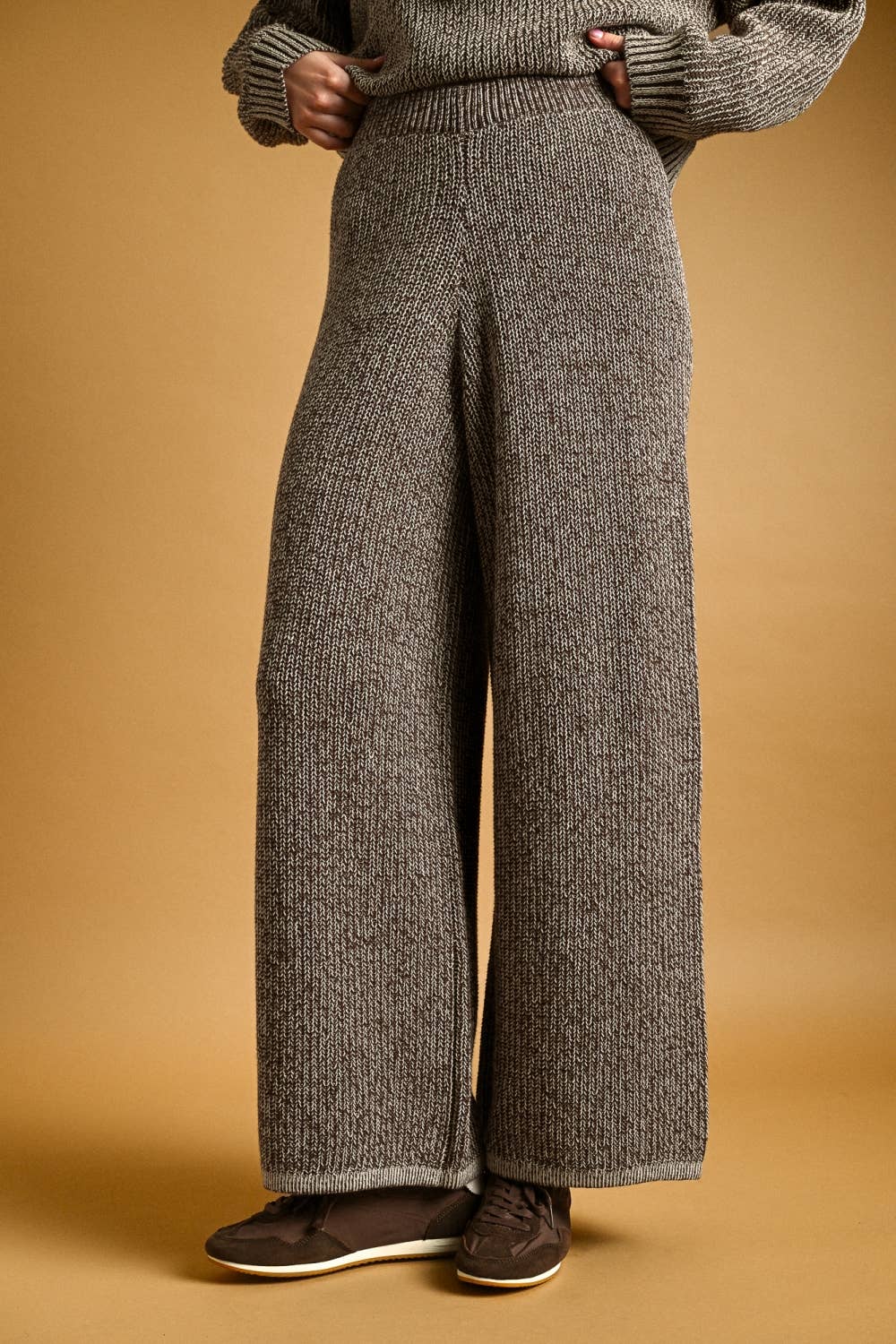 TWO TONE LOUNGE KNIT PANTS