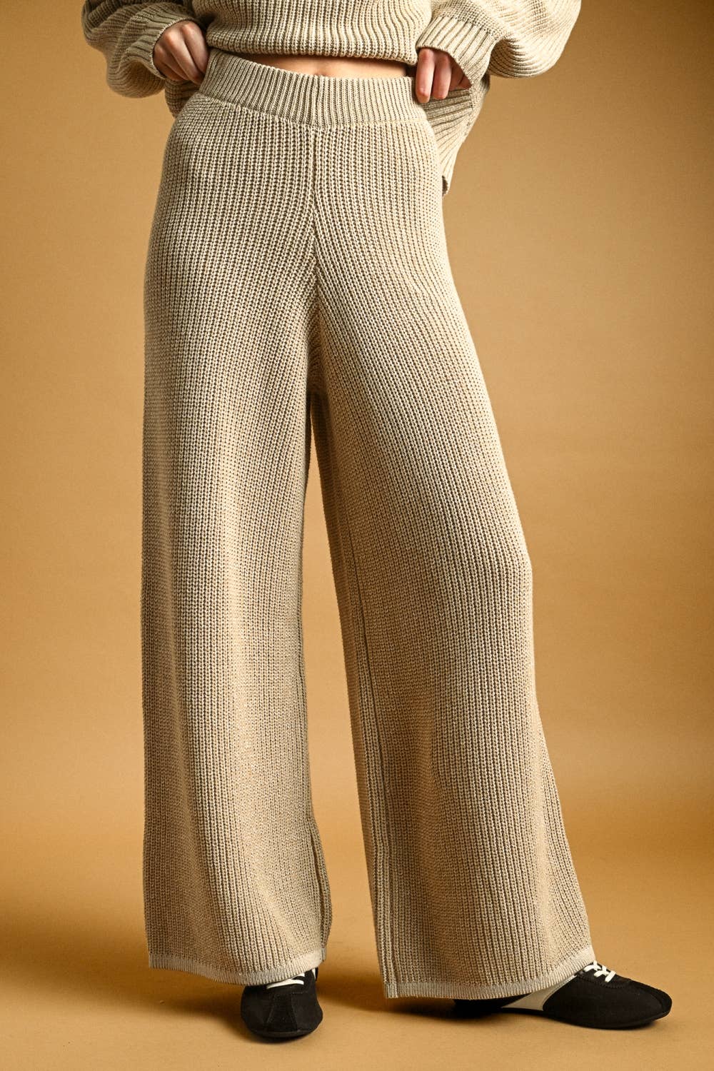 TWO TONE LOUNGE KNIT PANTS