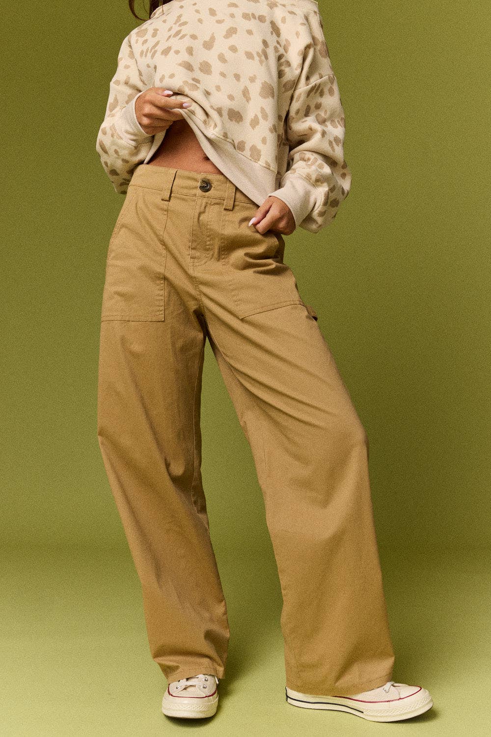 PP50788-1 Bianca Utility Wide Leg Pants