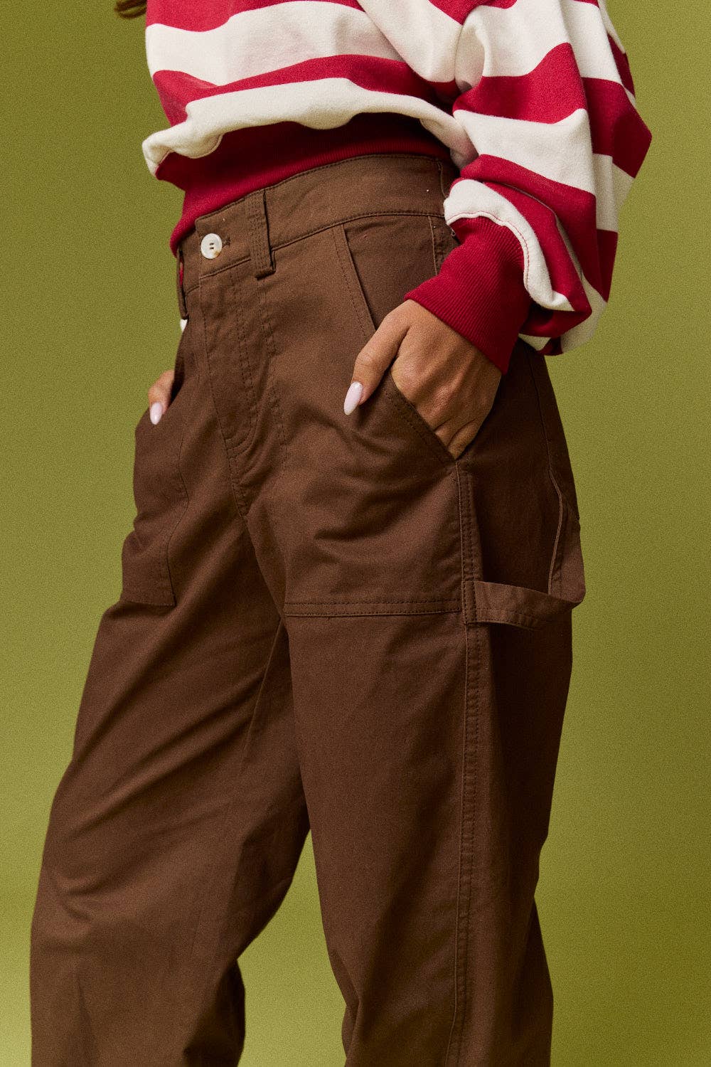 PP50788-1 Bianca Utility Wide Leg Pants