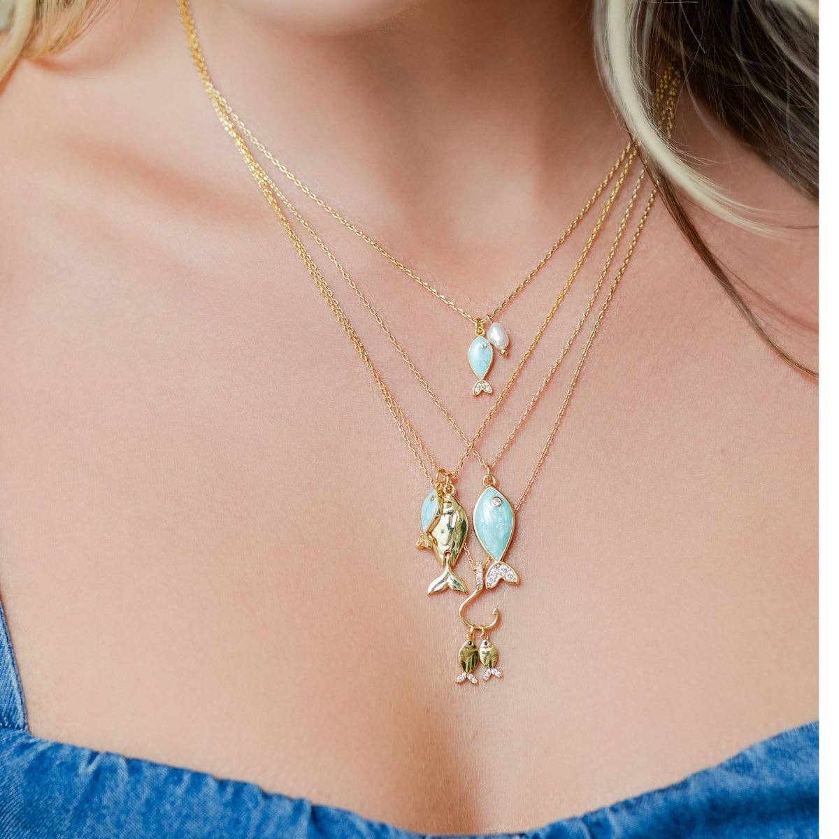 Fish Pendant Necklace