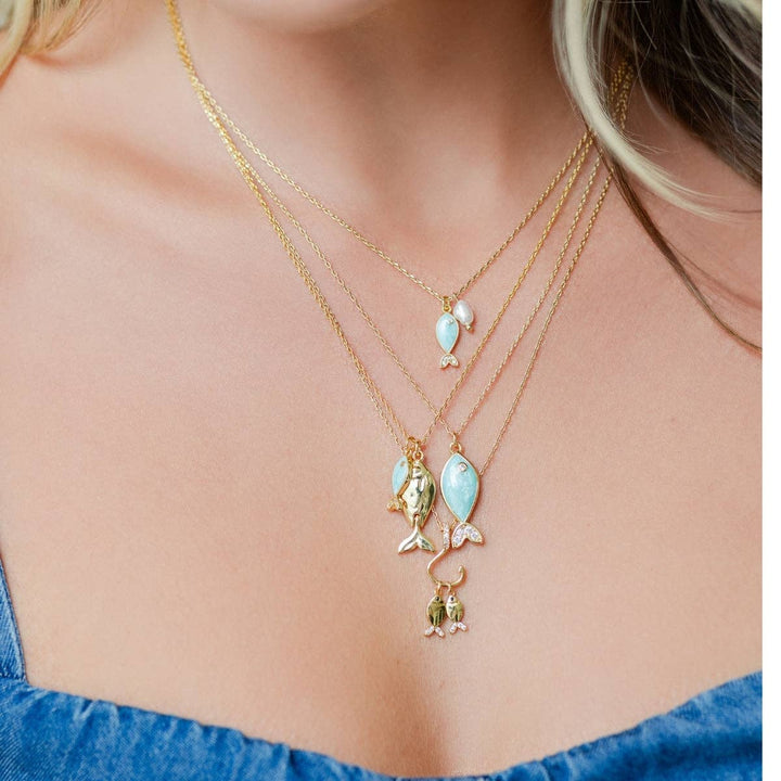 Fish Pendant Necklace